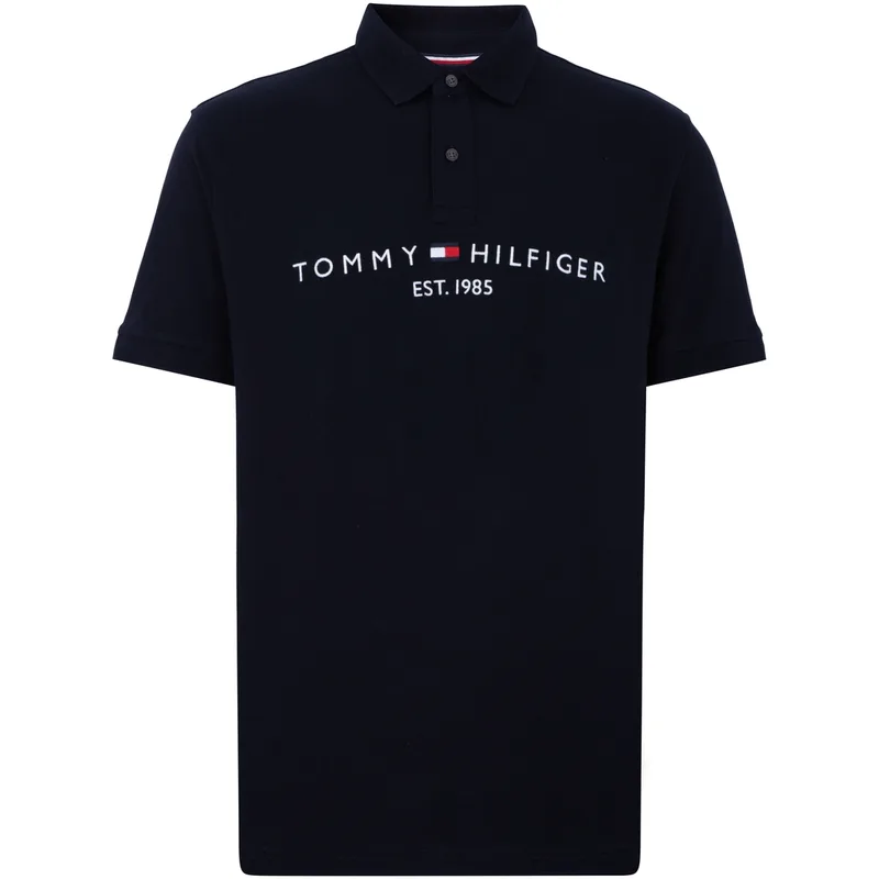 Футболка-поло 1985 SS23 мужская Tommy Hilfiger, темно-синий FAP