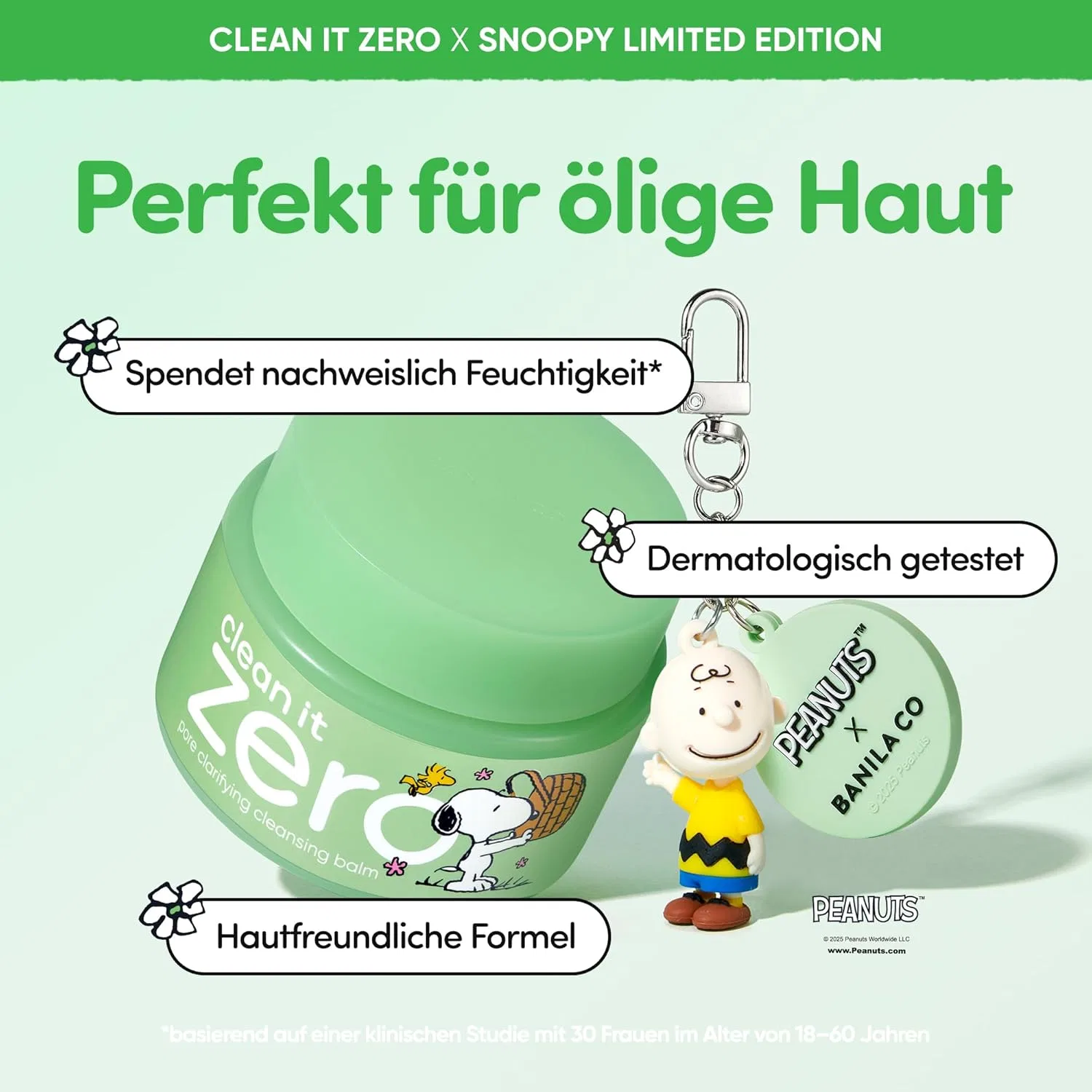 Молочко для умывания Banila Co — Очищающий бальзам Clean It Zero Pore Clarifying (Snoopy Edition) — фото 2