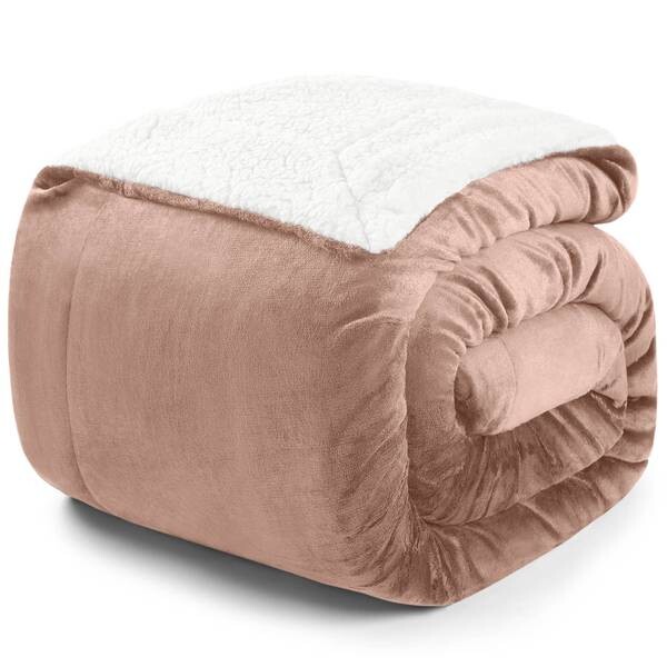 

Одеяло Blumtal Sherpa, 270x1x230 см, светло-розовый
