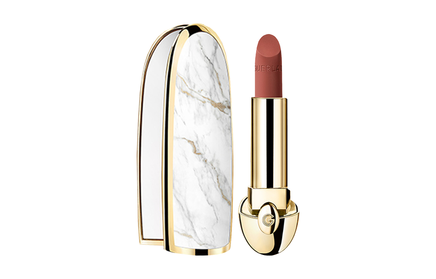GUERLAIN Jiaolan помада для губ снежинка white gemstone текстура премиум велюр натуральный тон осветление 3,5 г — фото 4