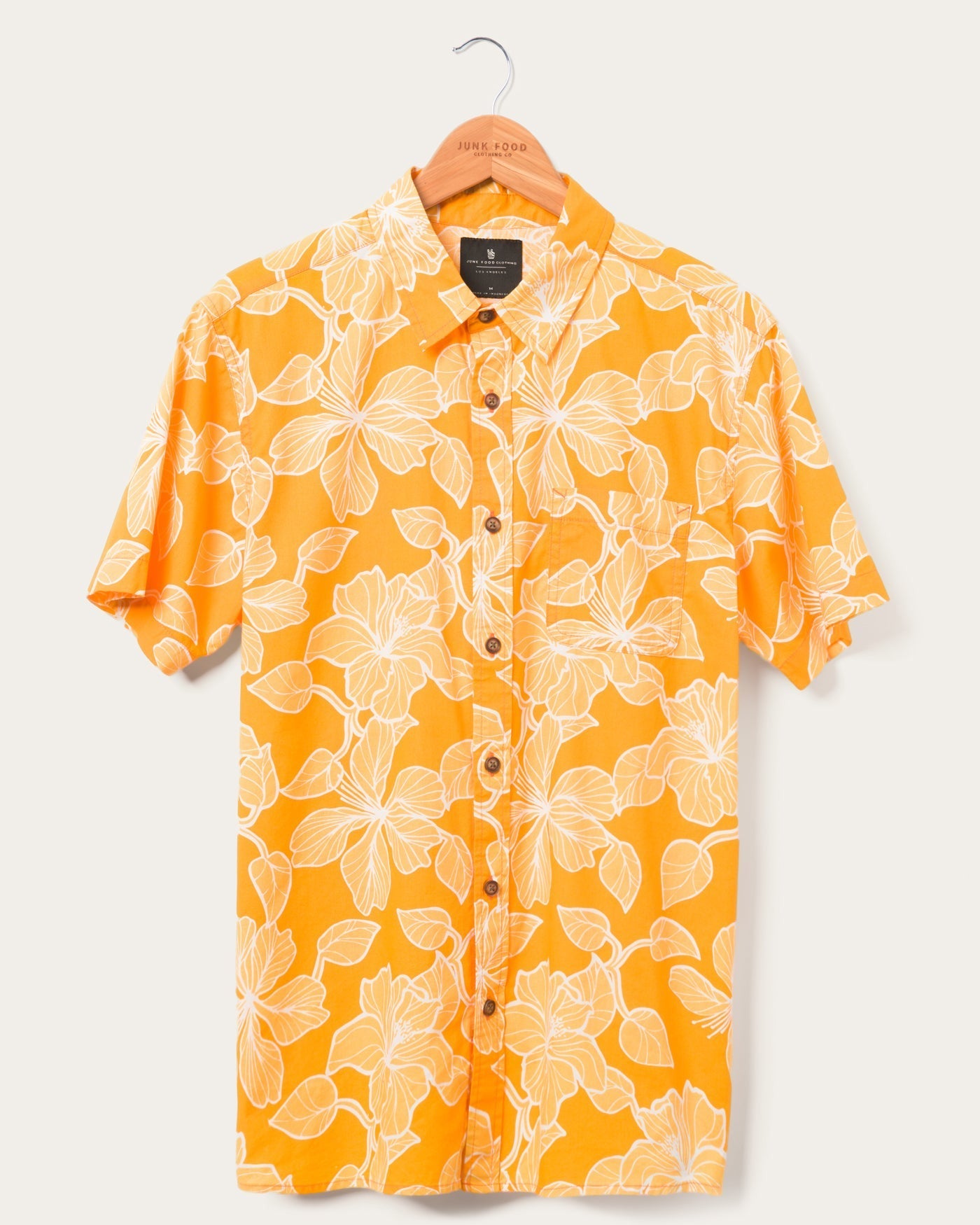 

Мужская рубашка Rico One Pocket Junk Food Clothing, цвет zinna