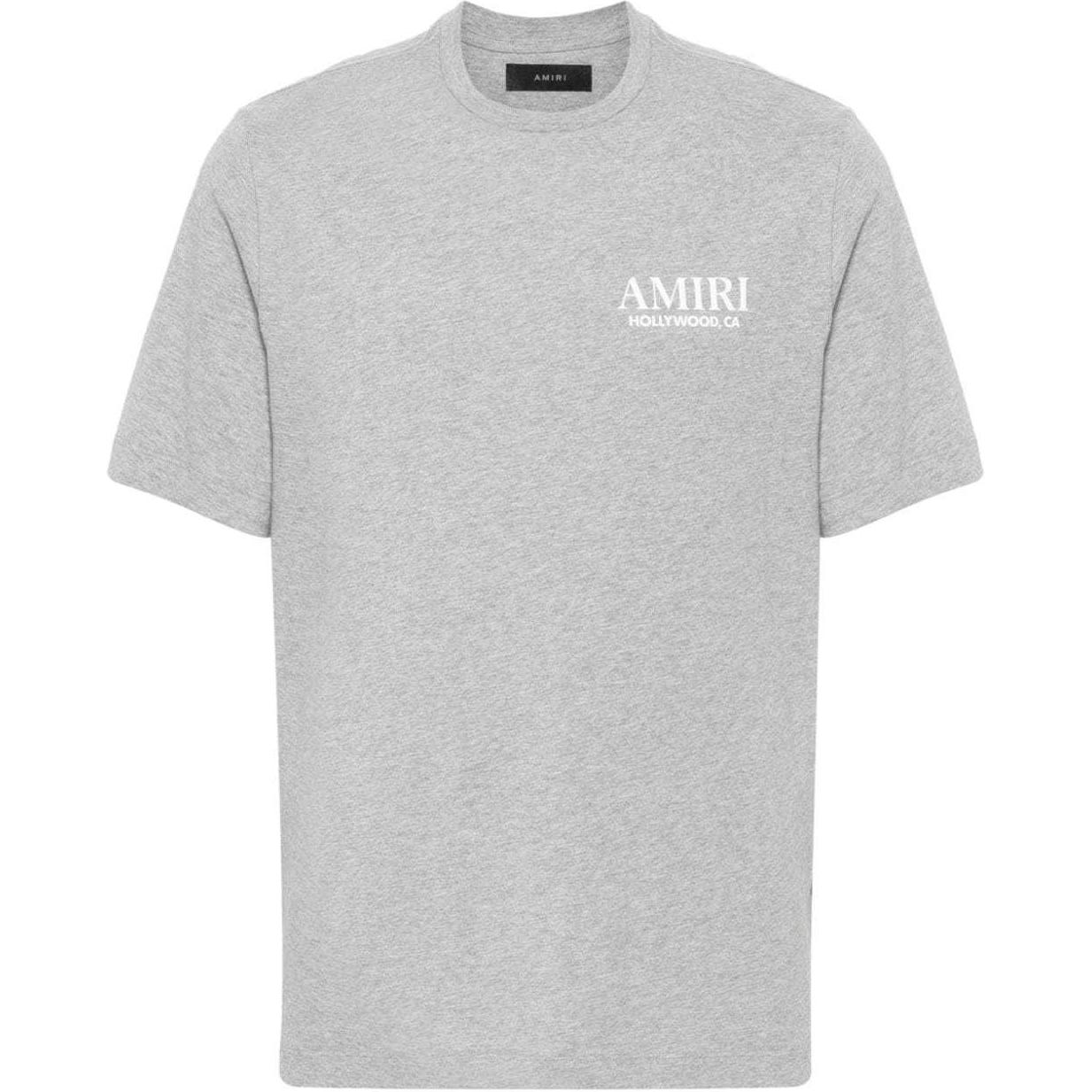 

Футболка Bones Stacked AMIRI, цвет вересково-серый