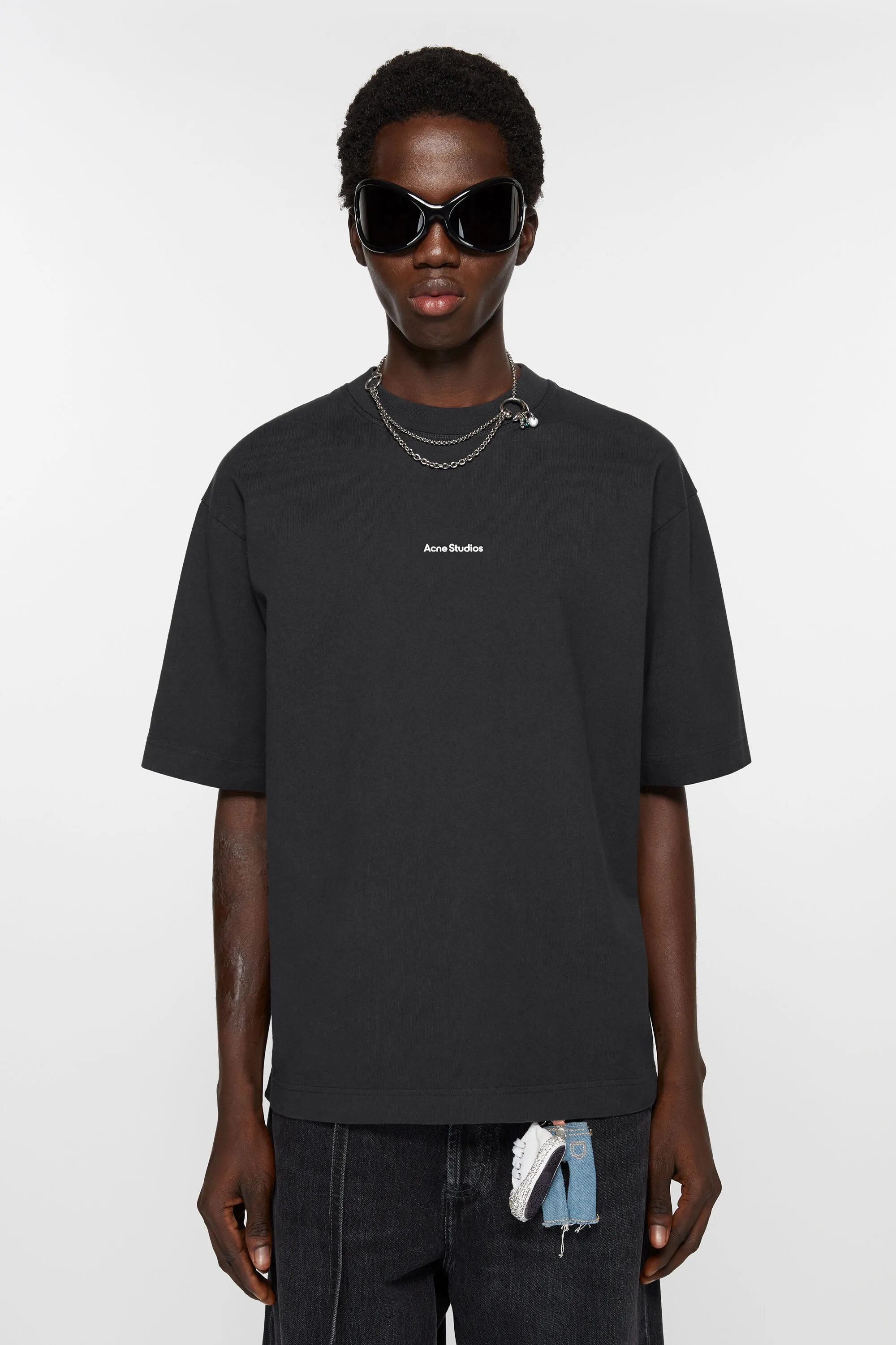 

Футболка с логотипом Acne Studios, Black