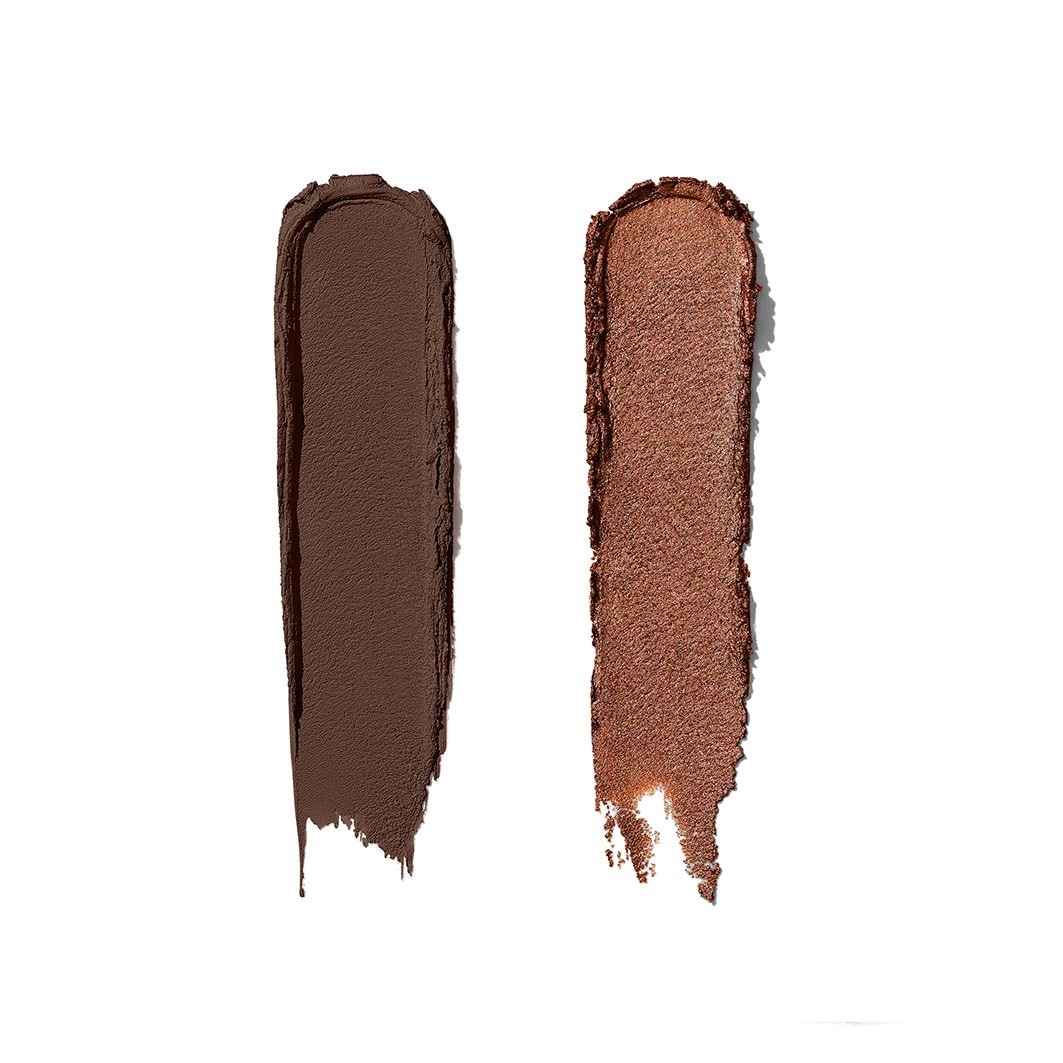 Тени для глаз, палетка Dual-Ended long-wear cream shadow stick Bobbi Brown, milk chocolate / midnight brown, 1.6 гр — фото 2