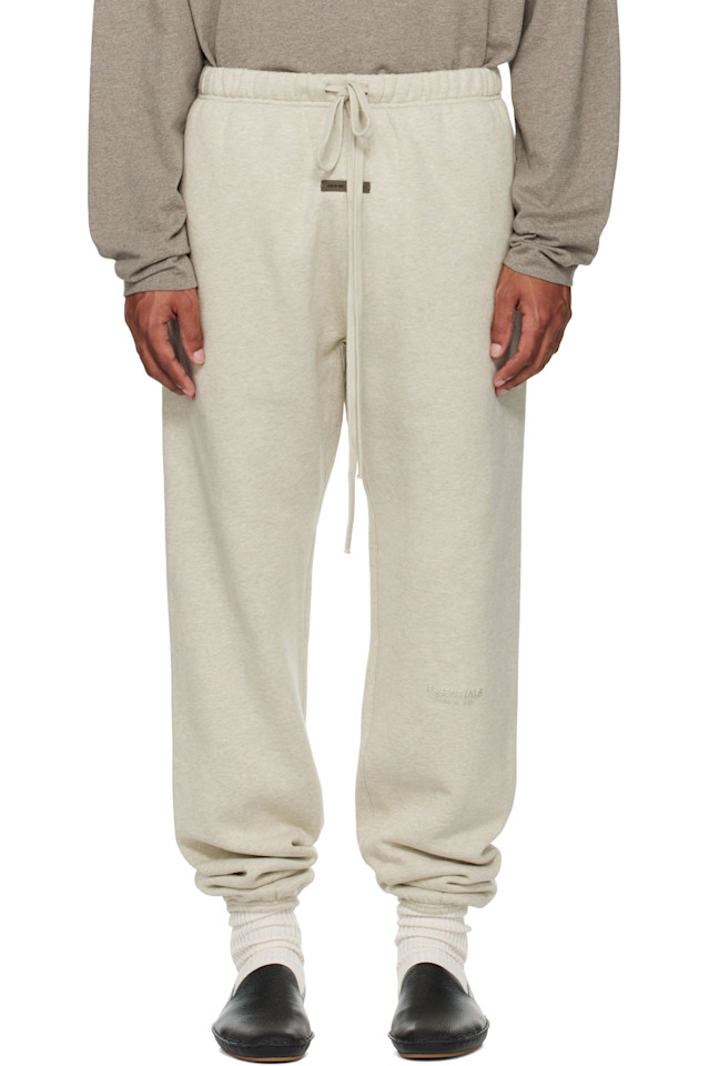 

Винтажные флисовые спортивные штаны Fear Of God Essentials, серый