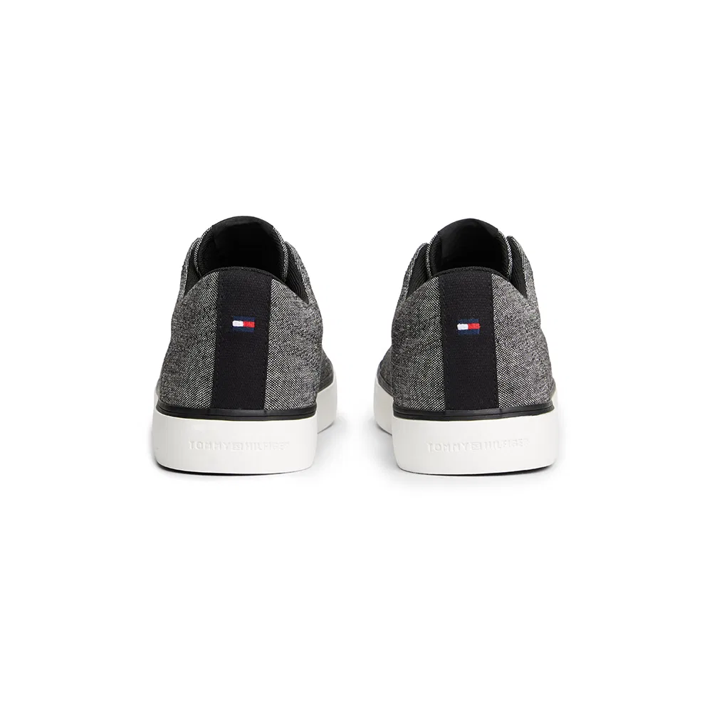 Мужские чёрные низкие кеды Harlem Core Chambray от Tommy Hilfiger — фото 3