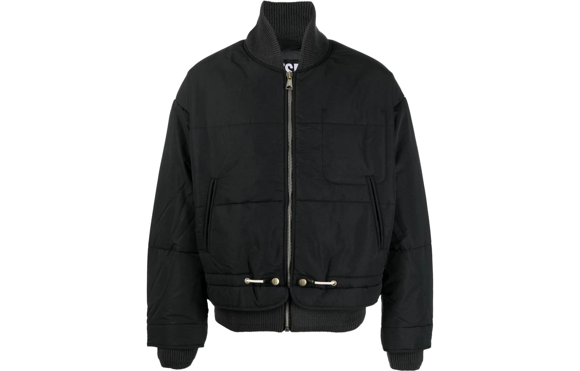 DIESEL Застёгивающаяся спереди утеплённая куртка-бомбер, Black — фото 3