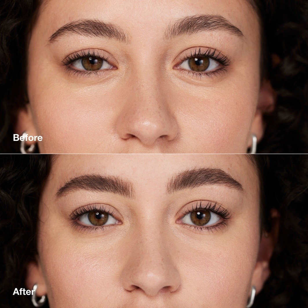 Гель для бровей just browsing tinted volumizing gel Clinique, dark espresso, объем 4.3 мл. — фото 3