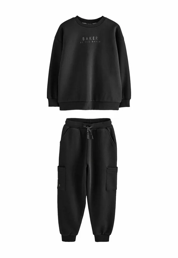 Спортивный костюм стандартного кроя с графическим принтом в виде букв Baker By Ted Baker, Black