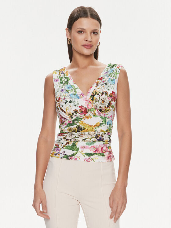 

Топ приталенного кроя Marciano Guess, мультиколор