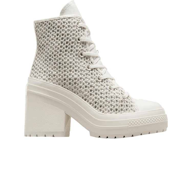 

Кроссовки Chuck 70 De Luxe Heel High 'Egret Knit', кремовый