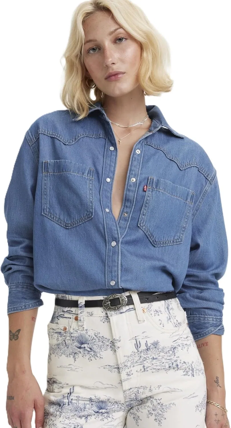 Джинсовая рубашка Teodora, Levi's, синий