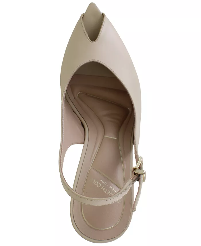Женские сланцы Priya Slingback Туфли Kenneth Cole New York, загар/бежевый — фото 4