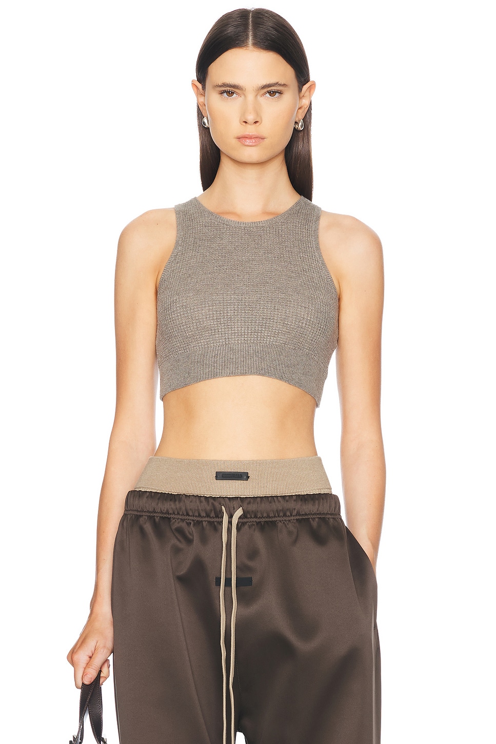 

Спортивный топ Fear Of God Essentials, Heather Grey