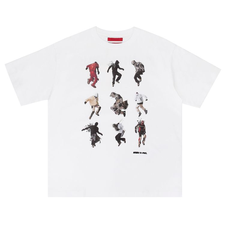 

Футболка KUSIKOHC Jump Print T-Shirt 'White', белый