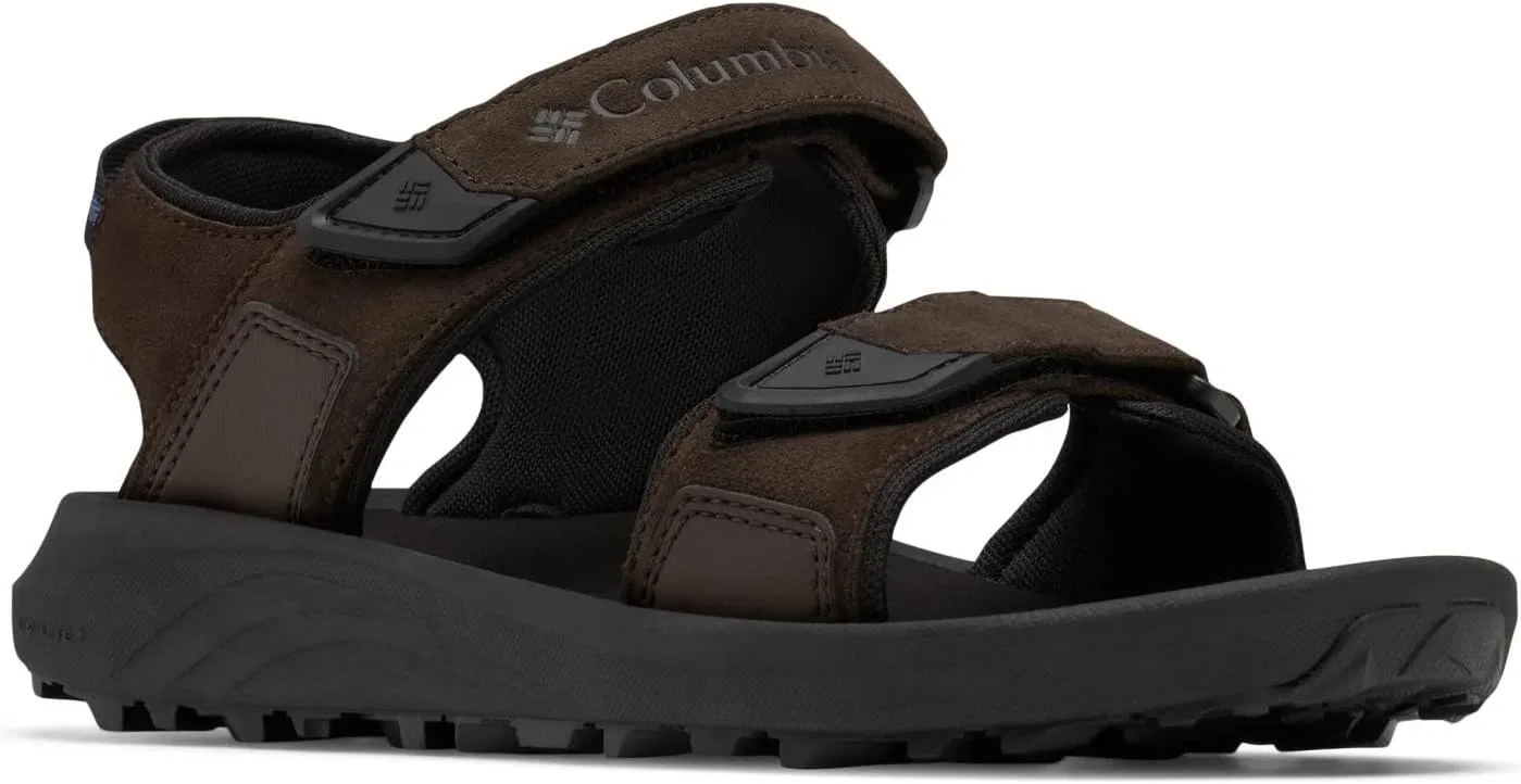 Мужские треккинговые сандалии Columbia Trailstorm Hiker с двумя ремешками, Braun Bark X Black
