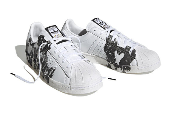 Кроссовки оригиналы суперзвезда 80-х x хан мейлин Adidas, белый — фото 3