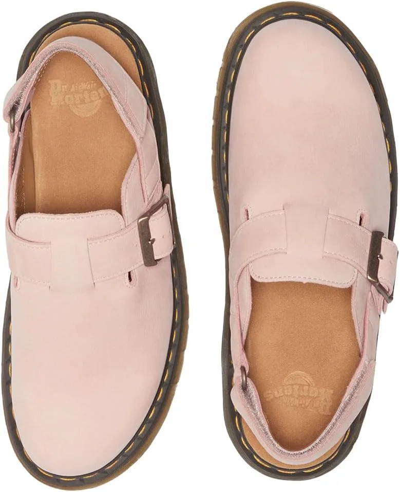 Мужские мюли Dr. Martens Jorge II из замши с открытой пяткой, розовый — фото 2