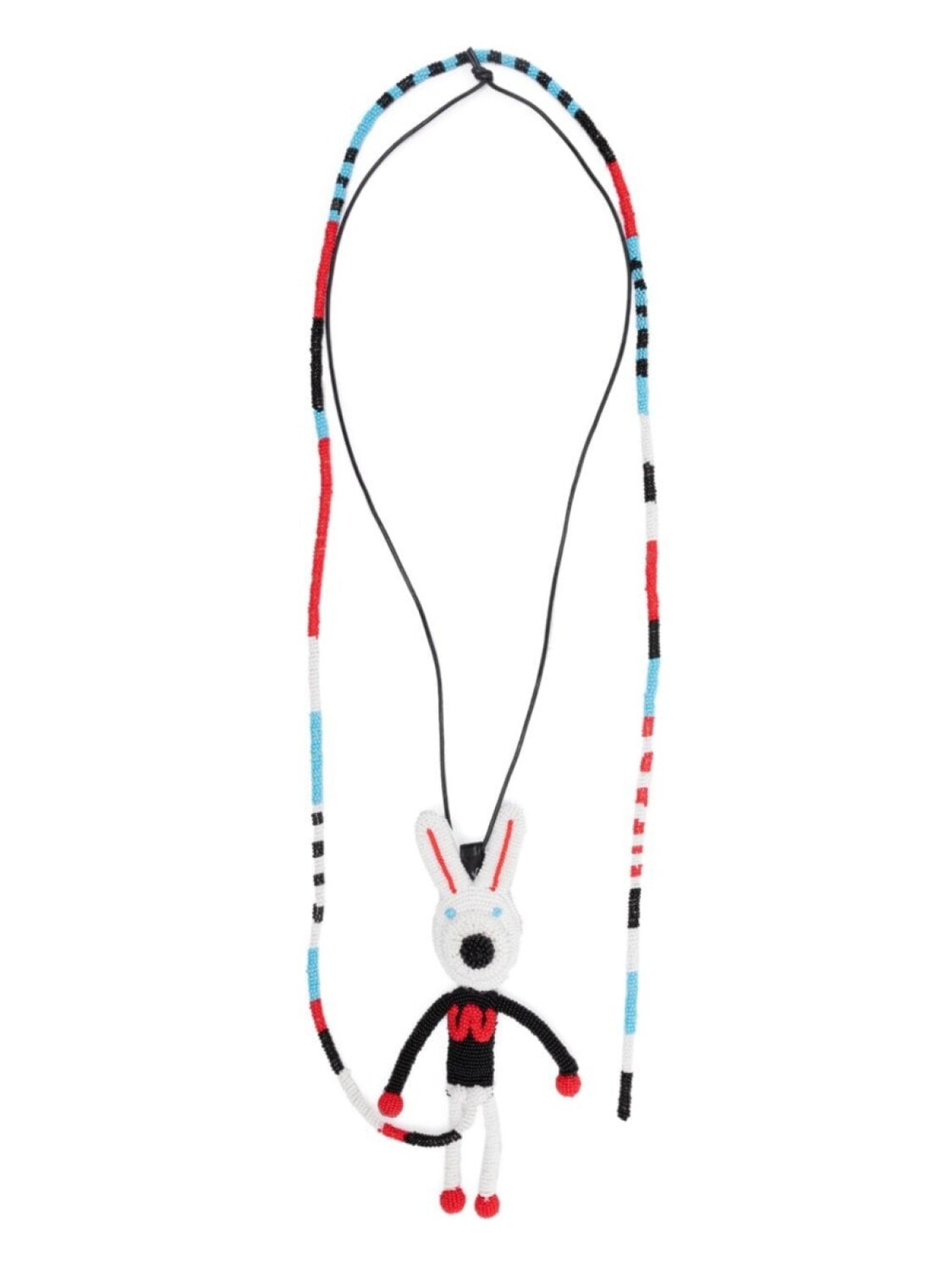 

Колье Tube Rabbit Jewel Walter Van Beirendonck, белый