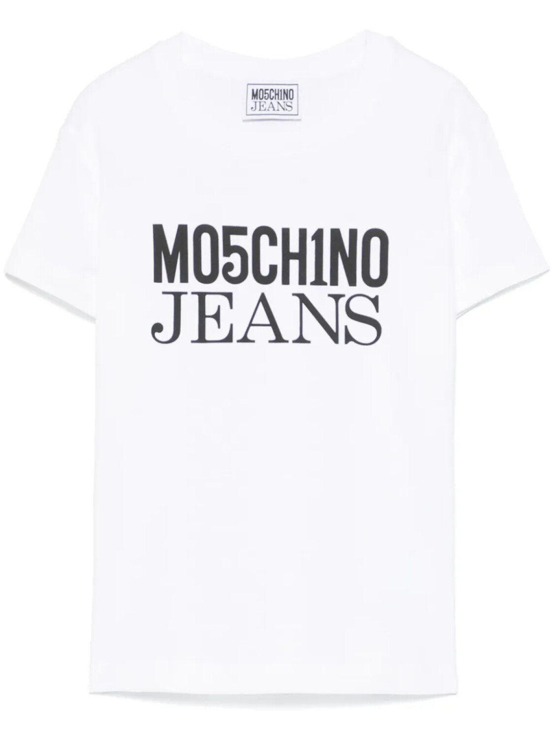

Футболка с логотипом MOSCHINO JEANS, белый