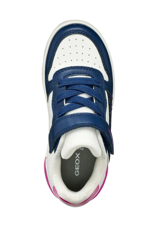 Низкие кроссовки washiba Geox, White Dark Royal — фото 3