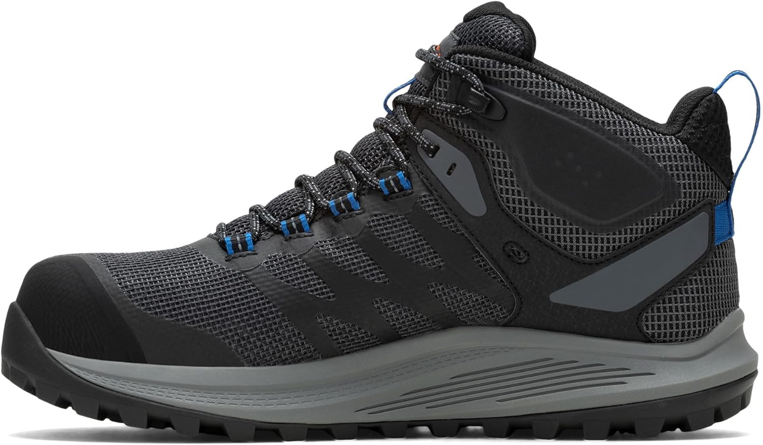 Мужские ботинки Merrell Nova 3 Mid Waterproof с карбоновым волокном, черный — фото 4