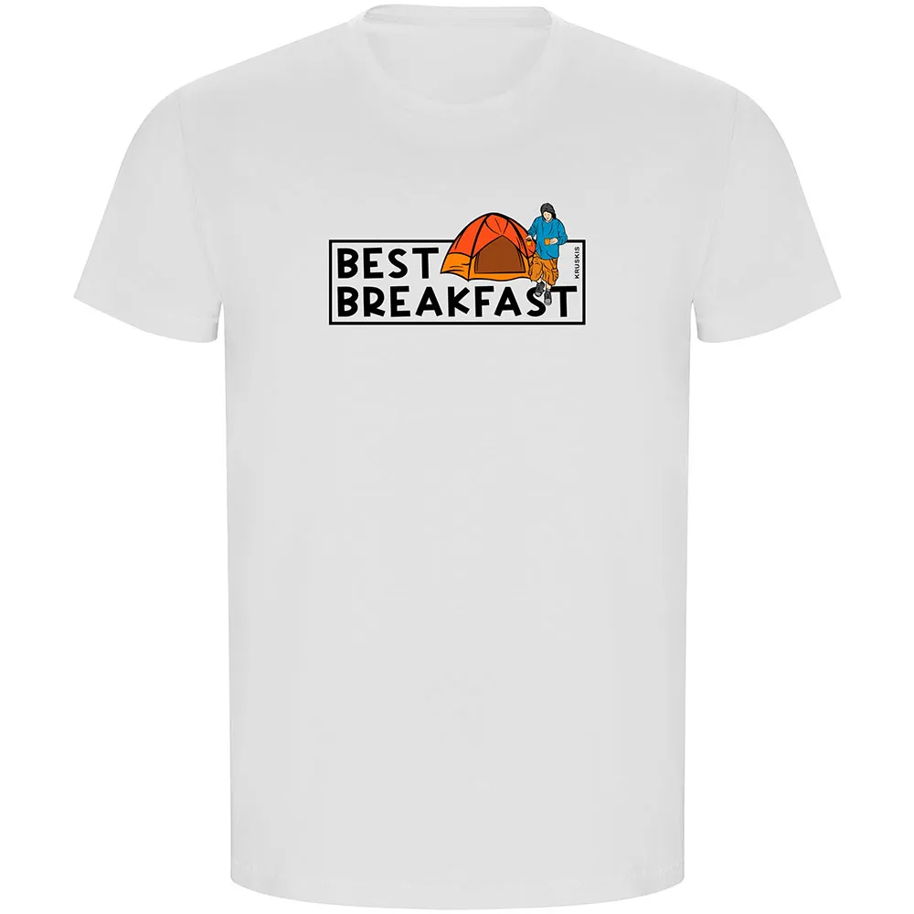 

Футболка с коротким рукавом Kruskis Best Breakfast ECO, белый