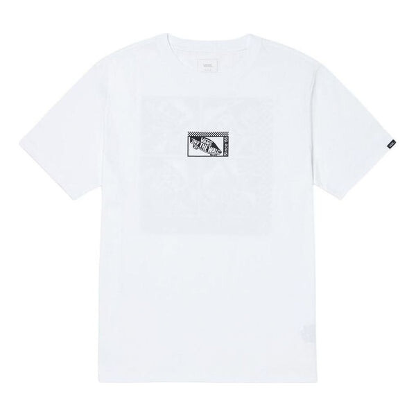 

Футболка overstimulated skate graphic t-shirt 'white black' Vans, белый