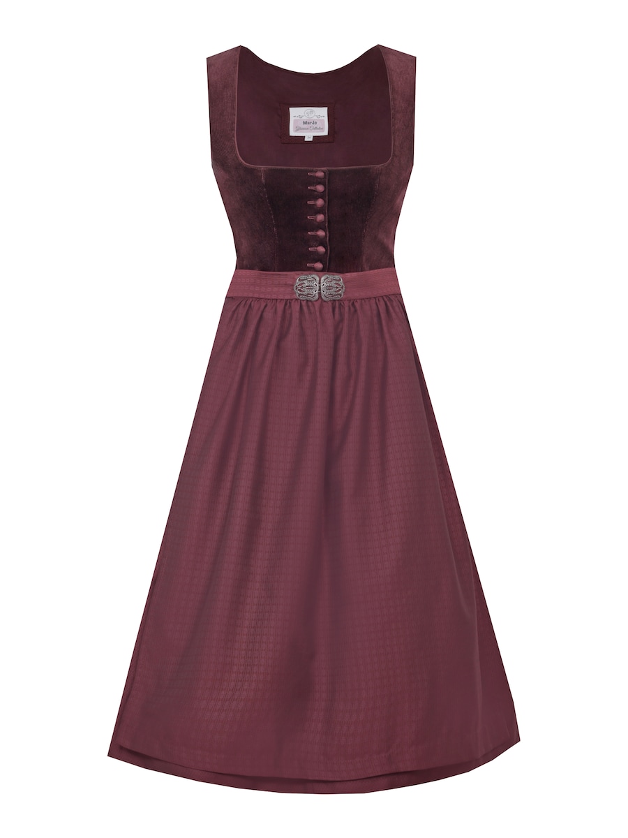 

Широкая юбка в сборку MARJO Osterhofen, бордовый