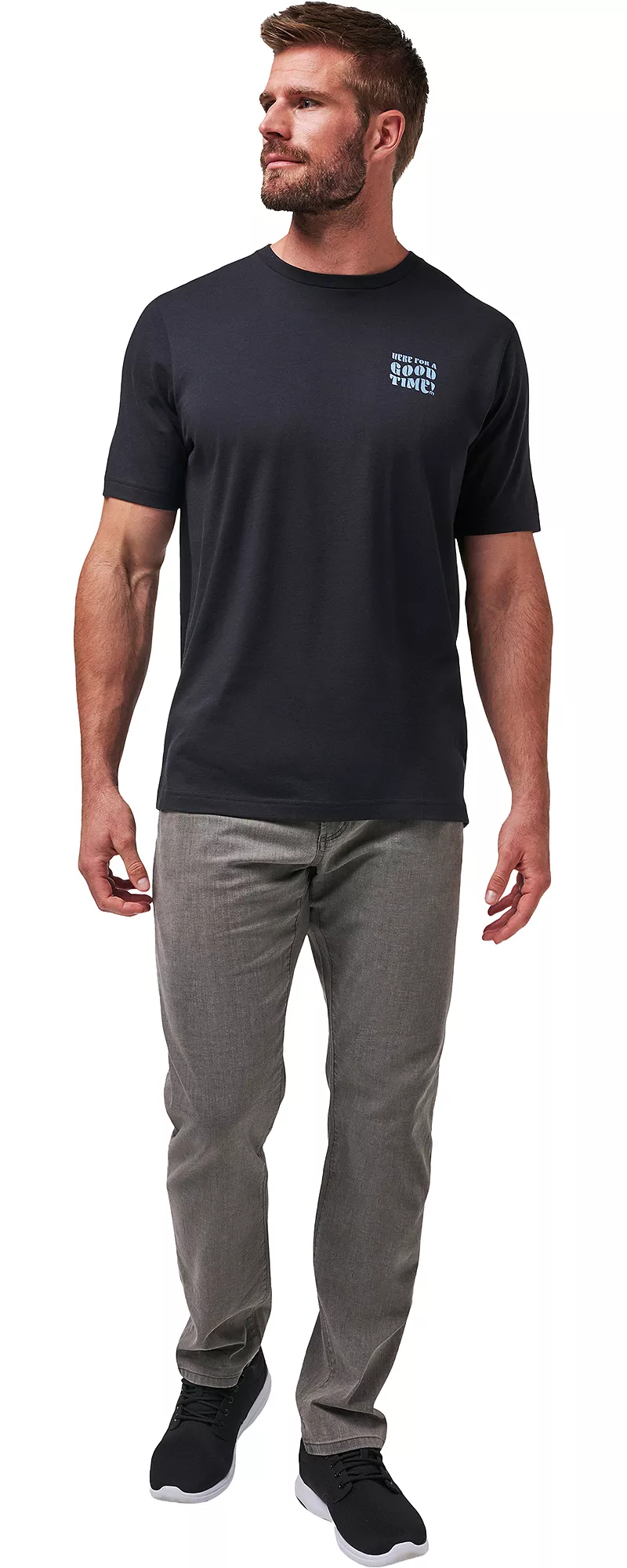 

Мужская футболка для гольфа TravisMathew, черный