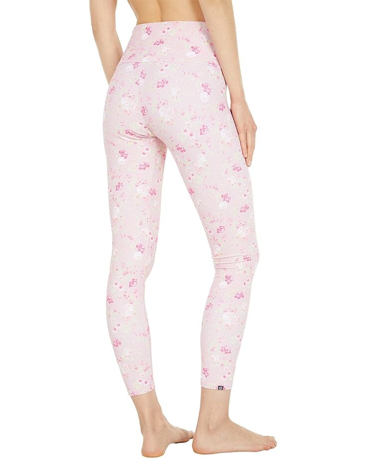 

Брюки Onzie High-Rise Rib Leggings, цвет Petite Rose