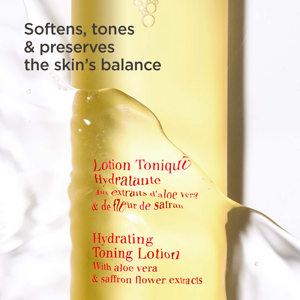 Лосьон Clarins — Очищающий увлажняющий тонизирующий для нормальной и сухой кожи, 200 мл — фото 3