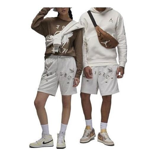 

Серия Shorts Artist от Умара Рашида, сетчатые шорты Air Jordan, белый