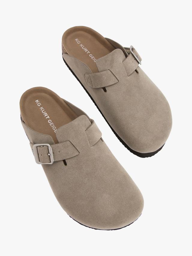 Необходимые кэжуал клоги из канваса KG Kurt Geiger, Taupe — фото 2