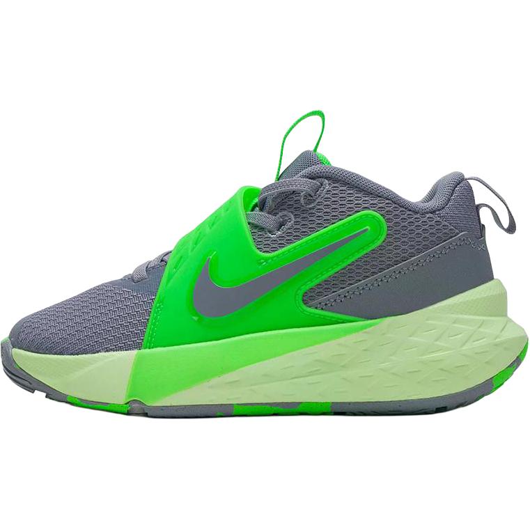 

Nike Team Hustle D 12 Low top детские повседневные кроссовки Gray Green