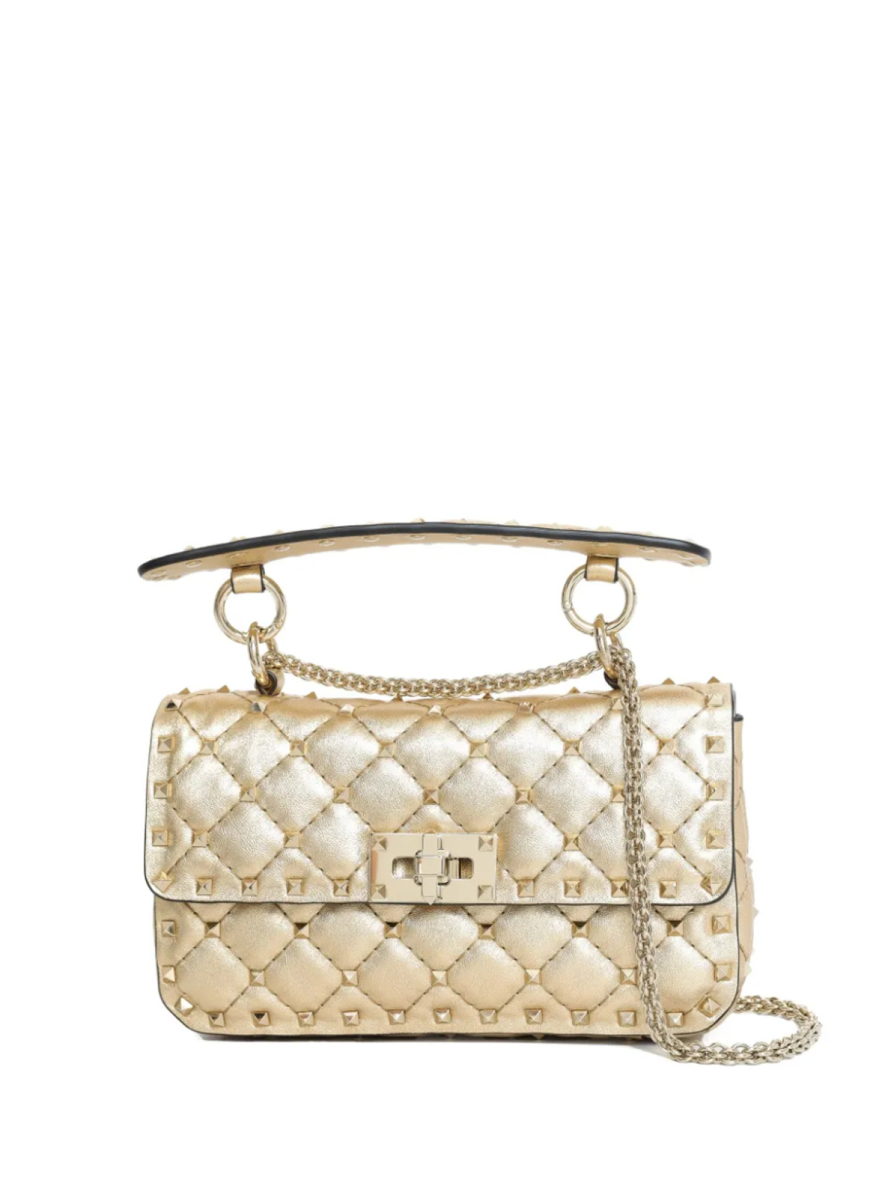 

Маленькая сумка через плечо Rockstud Spike Valentino Garavani, нейтральный