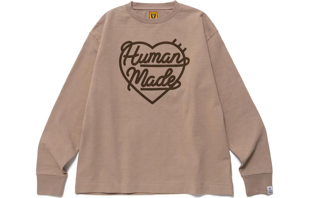 

Футболка с длинными рукавами Heart HUMAN MADE, коричневый