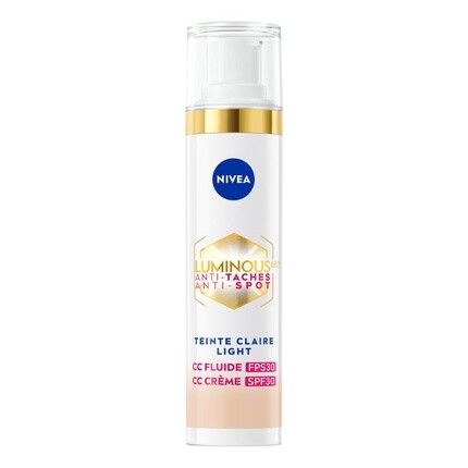 

Nivea Luminous CC Fluid 3-в-1 Осветляющий цвет лица Spf30 40 мл