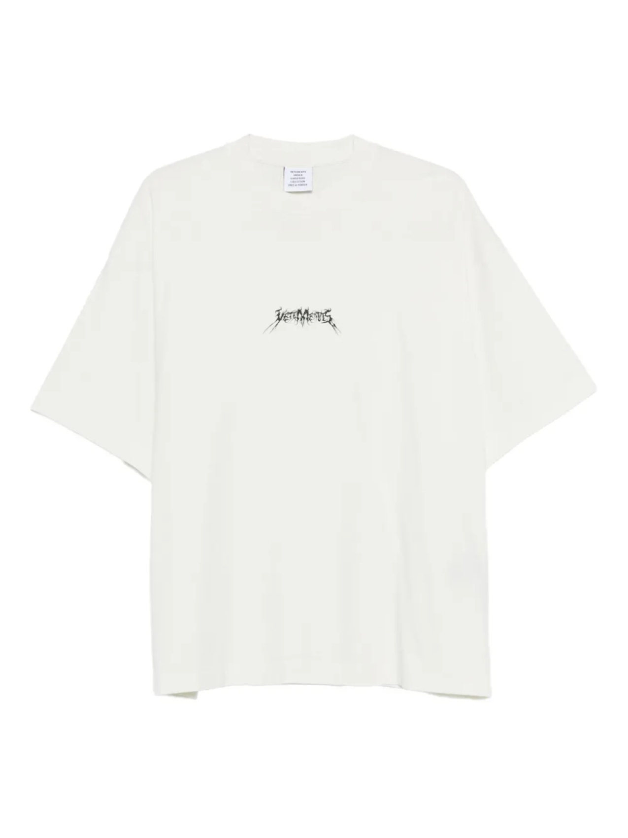 

Футболка хлопковая VETEMENTS, нейтральный