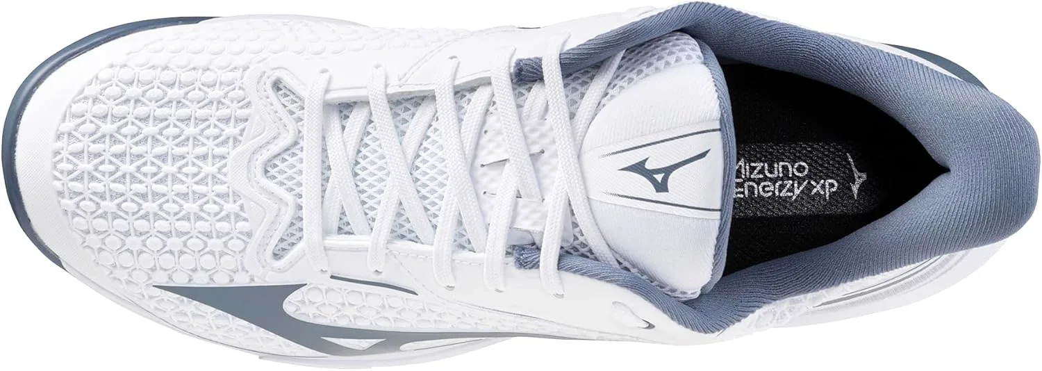 Кроссовки для тенниса Mizuno Wave Exceed Tour 7 Clay Court, White-china Blue — фото 4