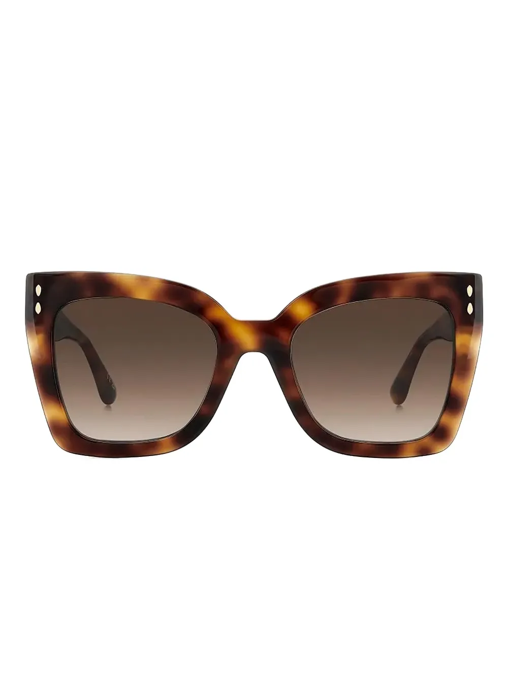 

Солнцезащитные очки в квадратной оправе из черепахового панциря Isabel Marant Eyewear, коричневый