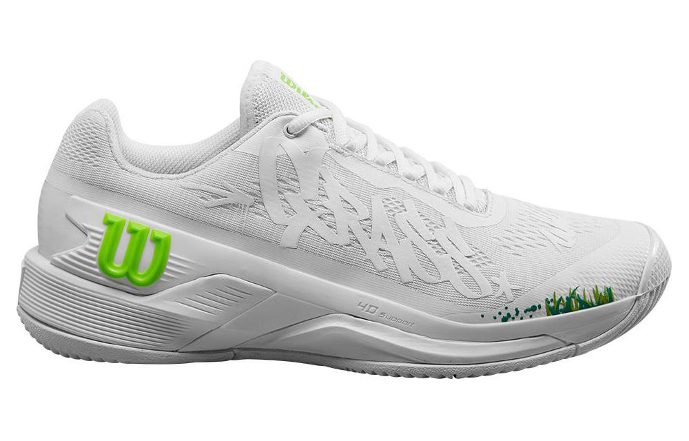 

Кроссовки Wilson Rush Pro Tennis Shoes Unisex Low-top White/Green, зеленый