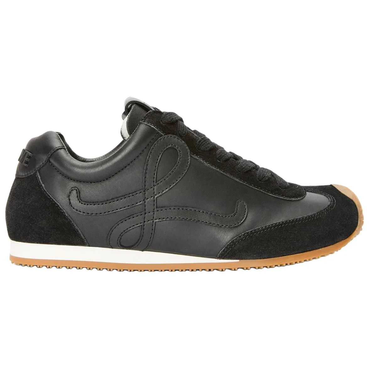 LOEWE Кроссовки Casual Runner 2.0 из коровьей кожи на низком ходу 2 см мужские черные — фото 3