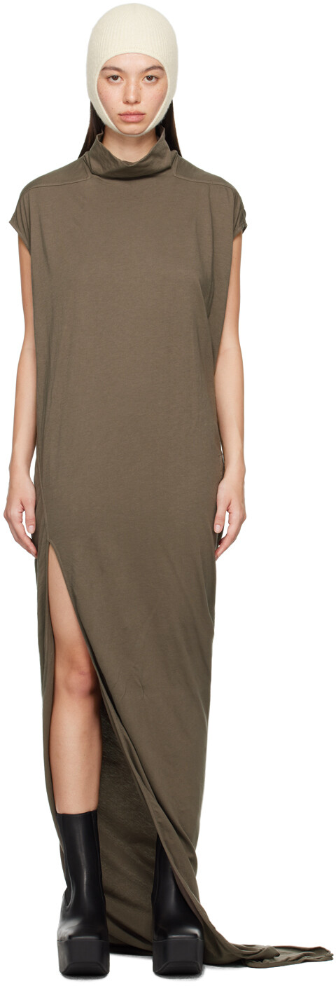 

Серое платье Edfu T Maxi Rick Owens DRKSHDW