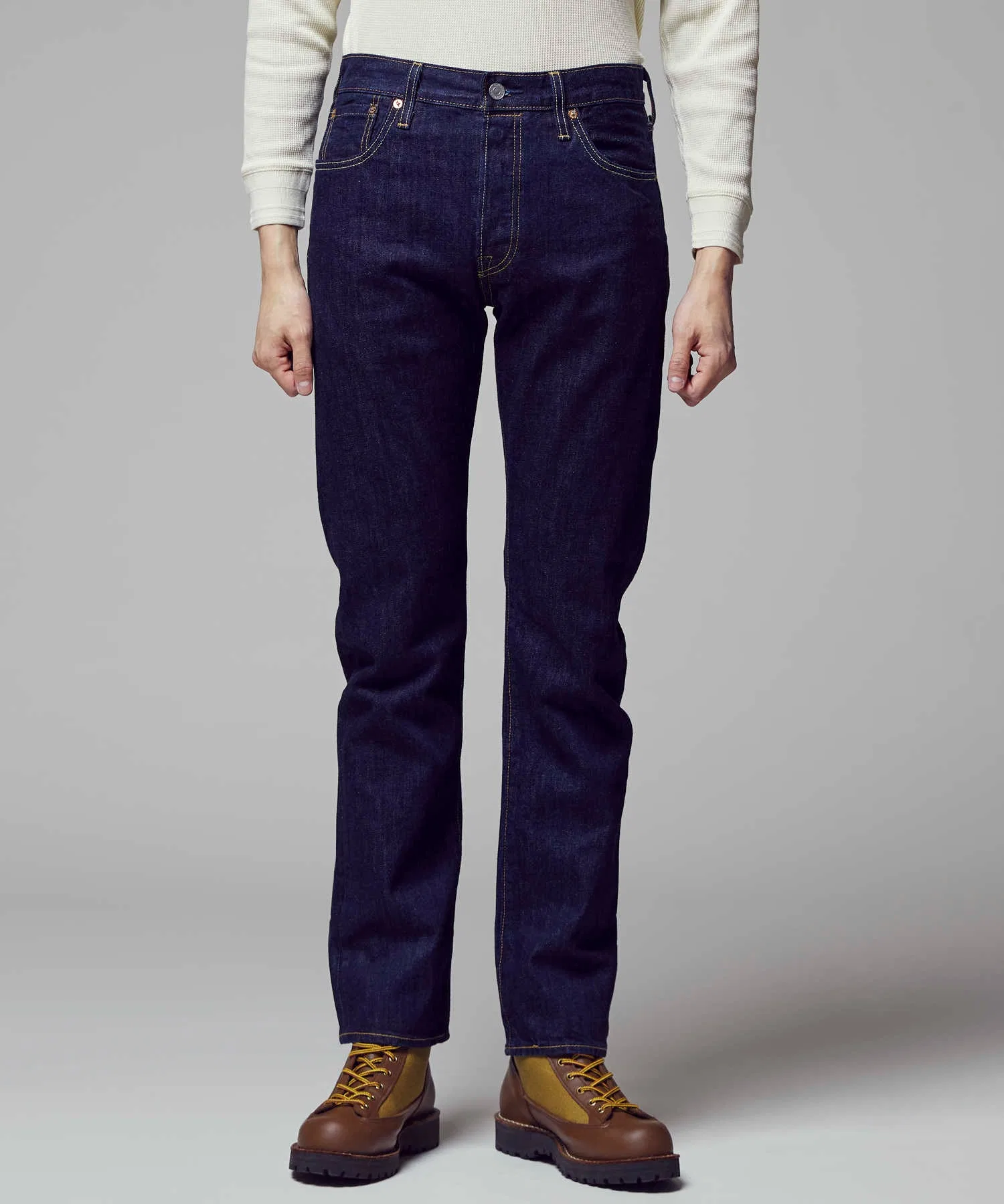 【Levis】501 Оригинальные прямые джинсы прямого кроя — фото 4