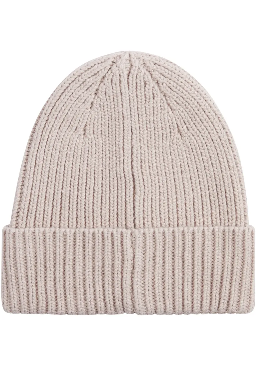 

Шапка-бини Calvin Klein "CK EMBROIDERY COTTON RIB BEANIE" с вышитым логотипом, серый