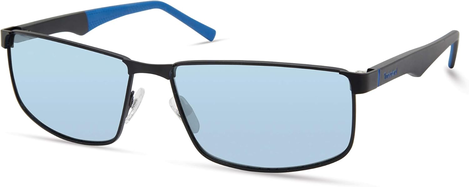 

Timberland мужские TBA9265 Polarized прямоугольные солнцезащитные очки, Matte Black