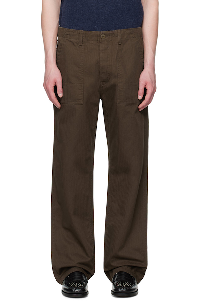 

Брюки тактические Tuff Tony Nudie Jeans, цвет walnut