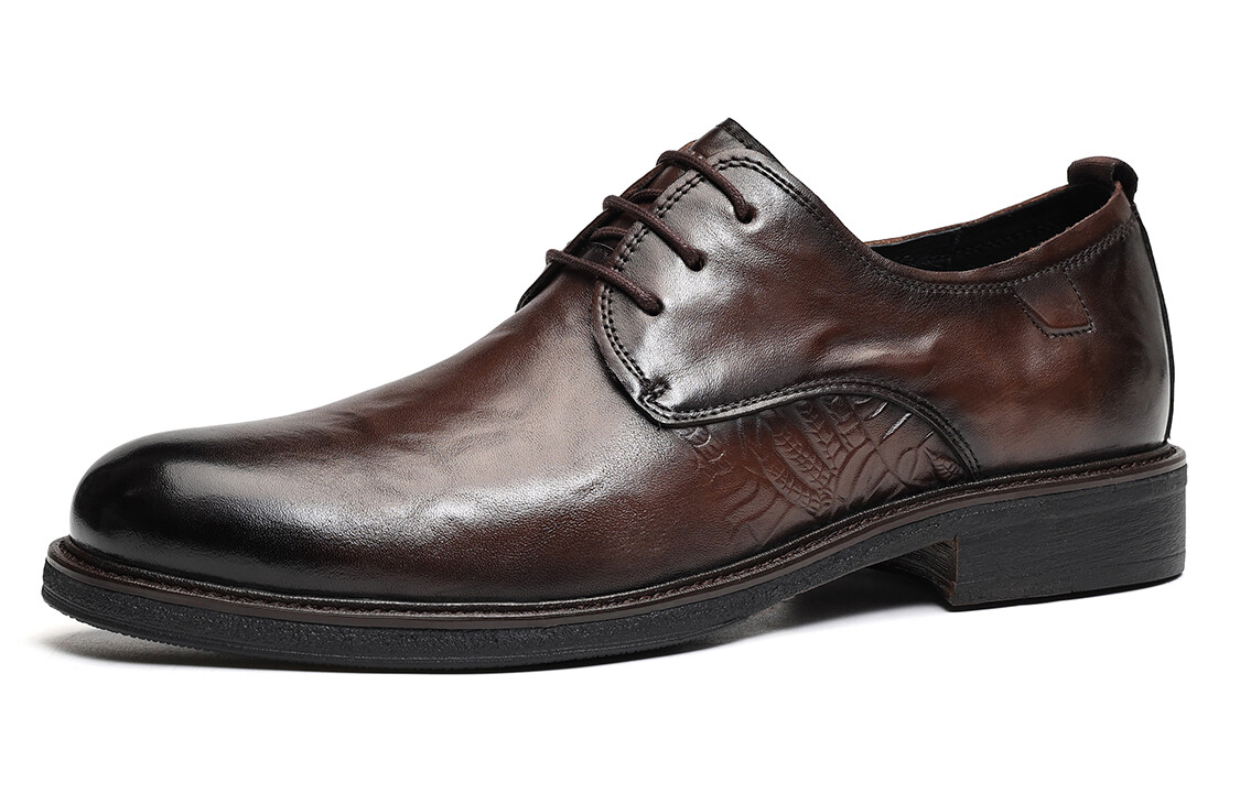 Туфли CВ°BANNER Dress Shoes Men Low-Top Brown — фото 2
