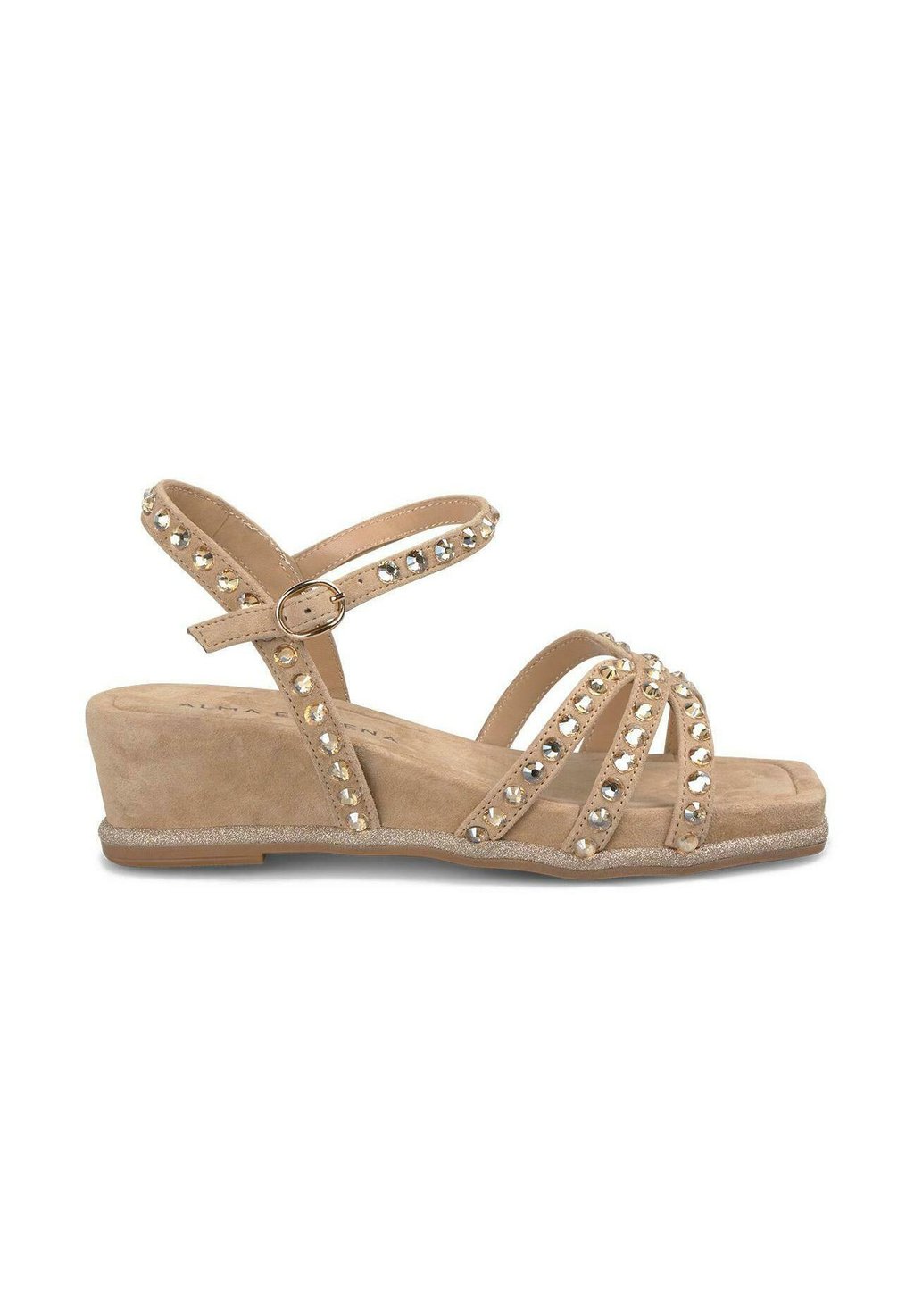 Босоножки на танкетке CON CIERRE HEBILLA - Platform sandals Alma en Pena, светло-коричневый — фото 2
